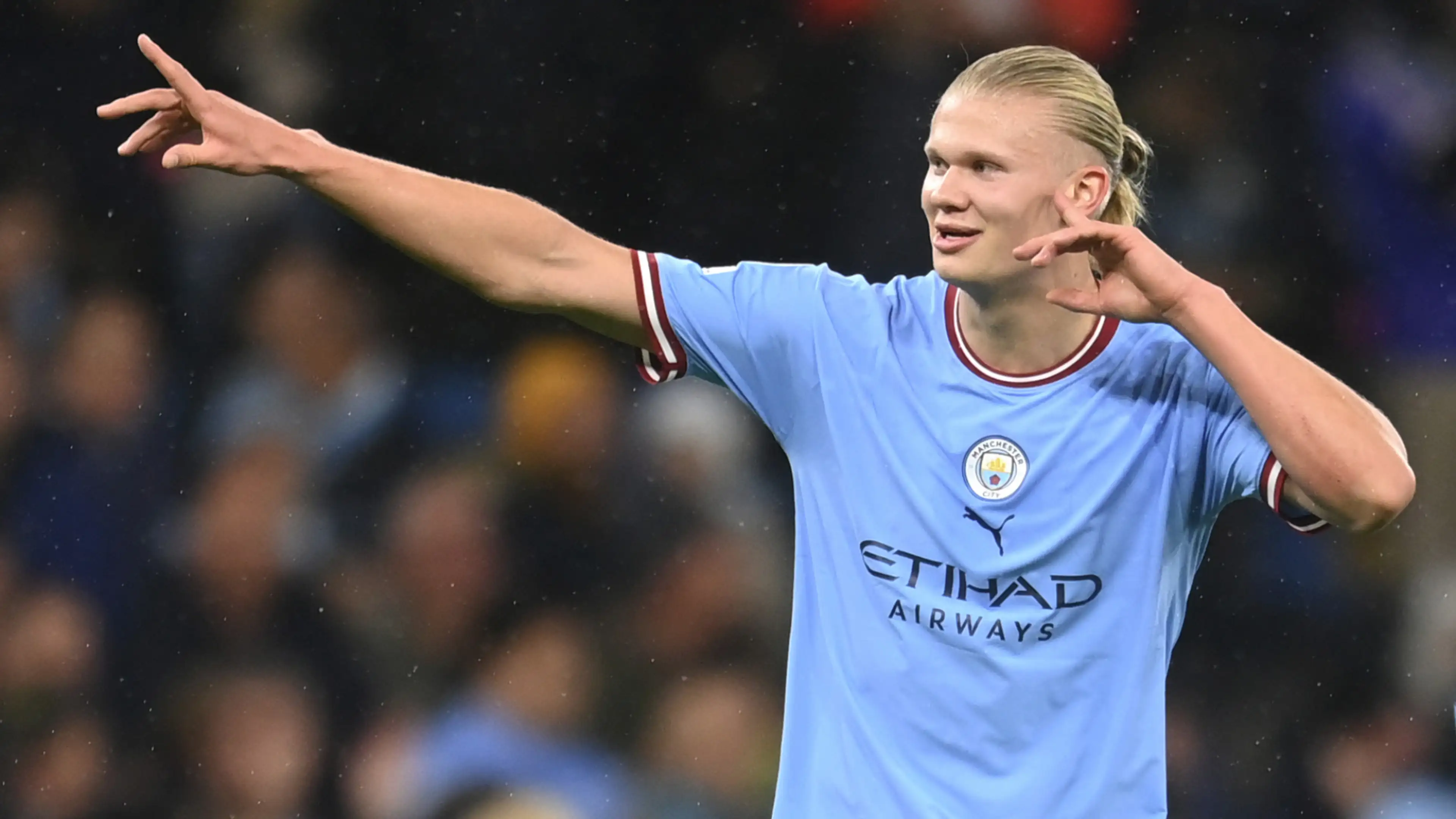 Erling Halaand Celebration Manchester City